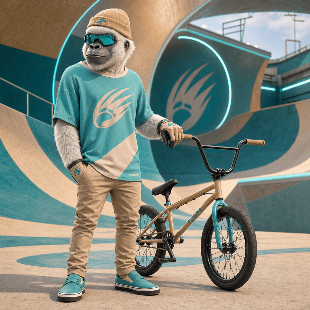 Gravity Goons #0032, POOMA Gorilla BMX athlete