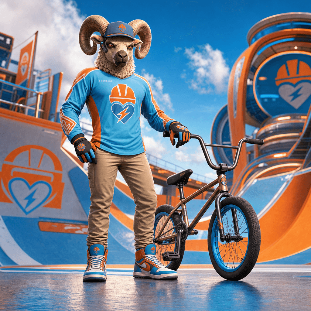 Gravity Goons #0033, CARHEART Ram BMX athlete