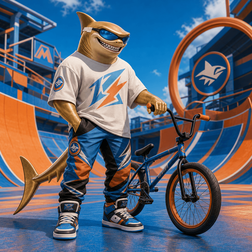 Gravity Goons #0039, BURNTON Shark BMX athlete